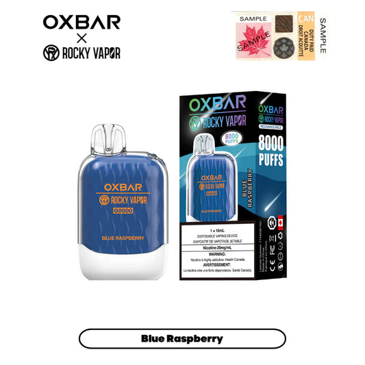 Rocky Vapor OXBAR G-8000 - Framboise bleue