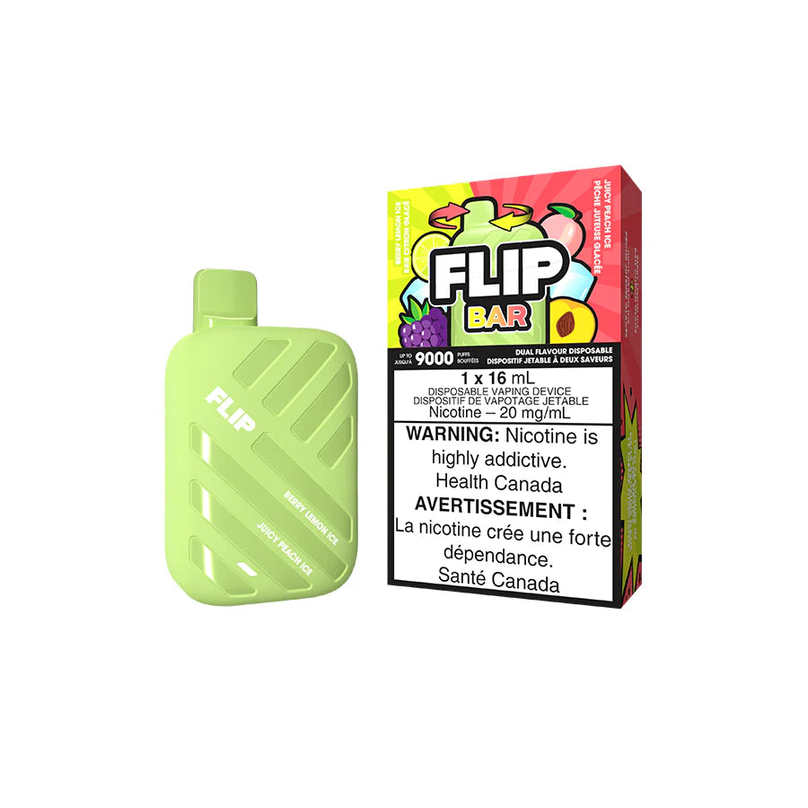 Flip Bar Disposable - Berry Lemon Ice & Juicy Peach Ice