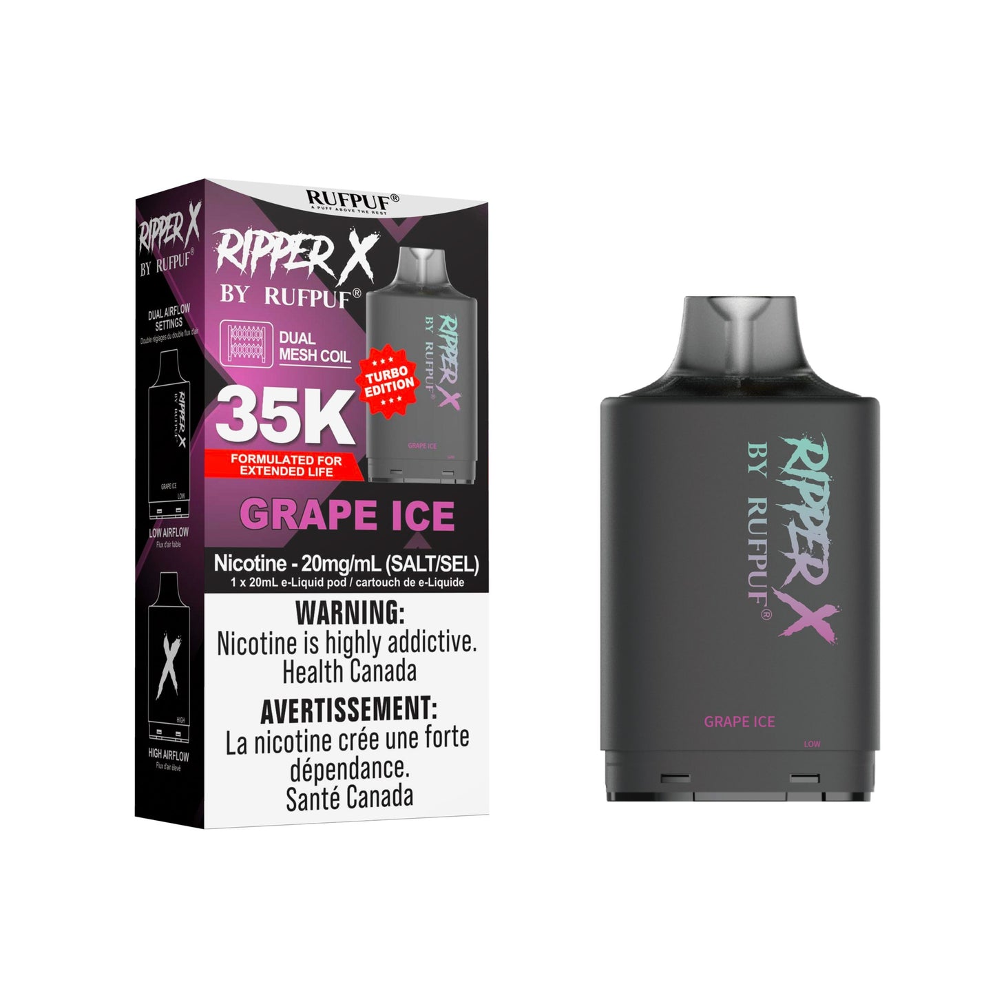 Ripper X 35K Pod - Grape Ice