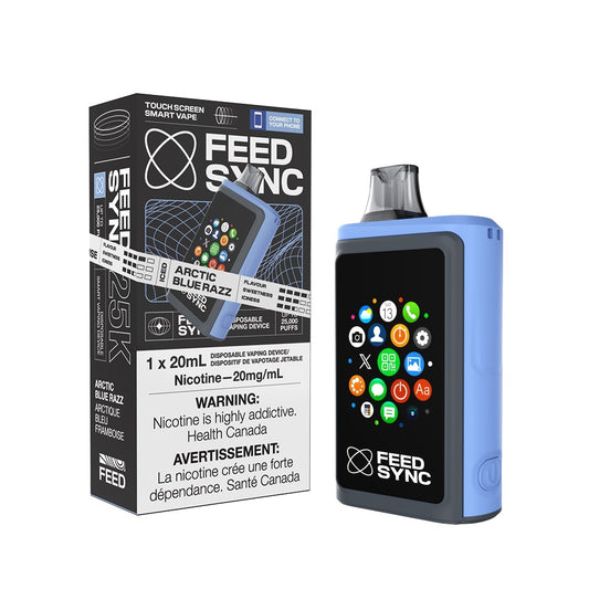 FEED SYNC 25K PAR FEED DISPOSABLE - Razz bleu arctique