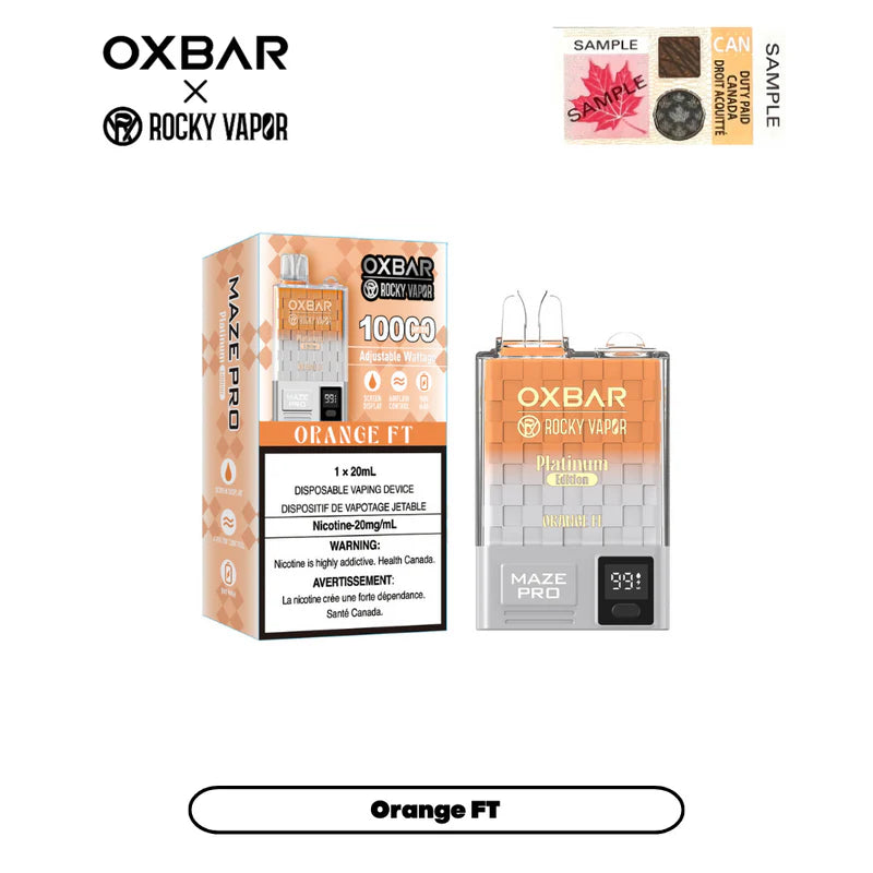 Rocky Vapor OXBAR MAZE PRO 10K - Orange FT