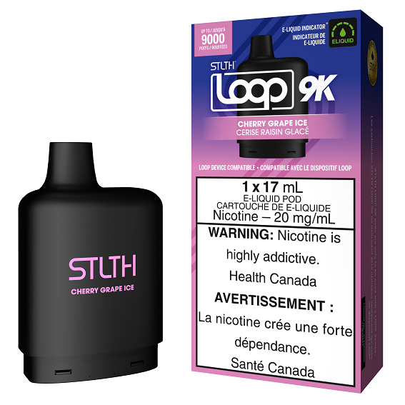 STLTH Loop 2 9K Pod - Cherry Grape Ice