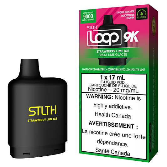 STLTH Loop 2 9K Pod - Strawberry Lime Ice