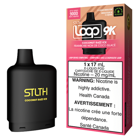 STLTH Loop 2 9K Pod - Coconut Razz Ice