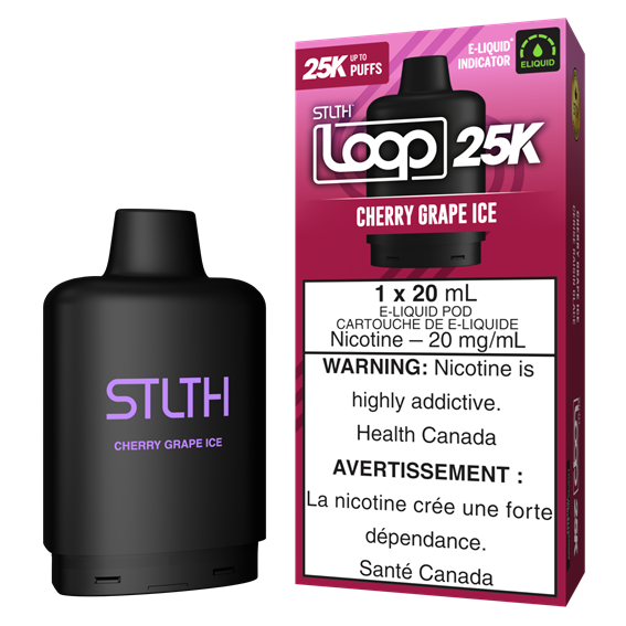 STLTH Loop 2 25K Pod - Cherry Grape Ice