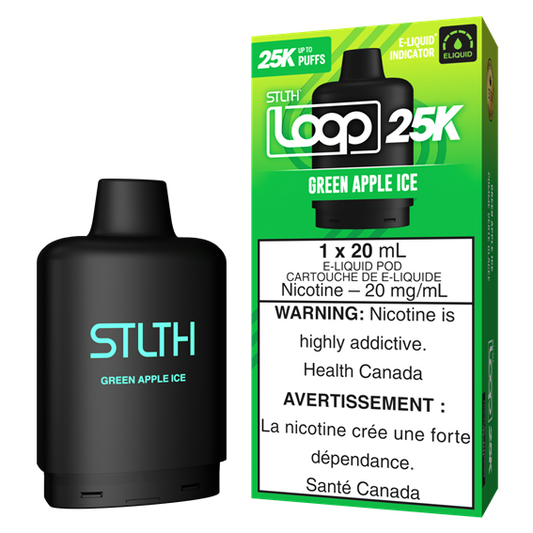 STLTH Loop 2 25K Pod - Green Apple Ice