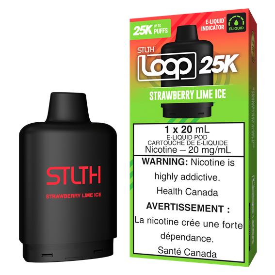 STLTH Loop 2 25K Pod - Strawberry Lime Ice