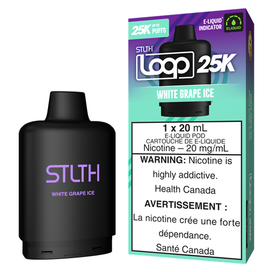 STLTH Loop 2 25K Pod - White Grape Ice