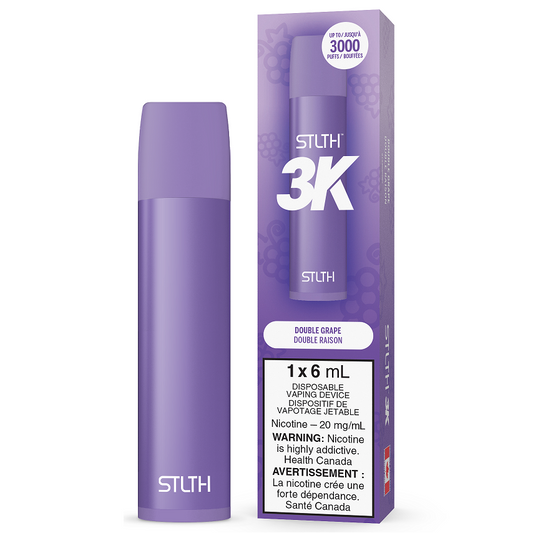 STLTH 3K DOUBLE GRAPE DISPOSABLE