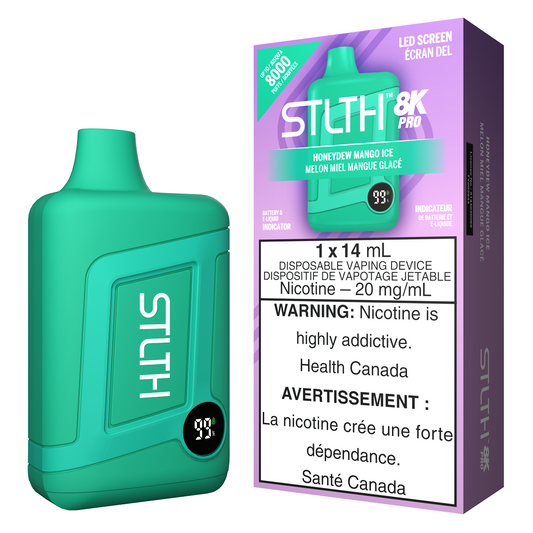 STLTH 8K PRO HONEYDEW MANGO ICE DISPOSABLE