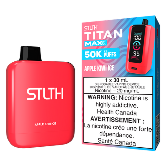 STLTH TITAN MAX 50K APPLE KIWI ICE DISPOSABLE