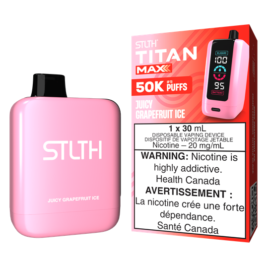 STLTH TITAN MAX 50K JUICY GRAPEFRUIT ICE DISPOSABLE