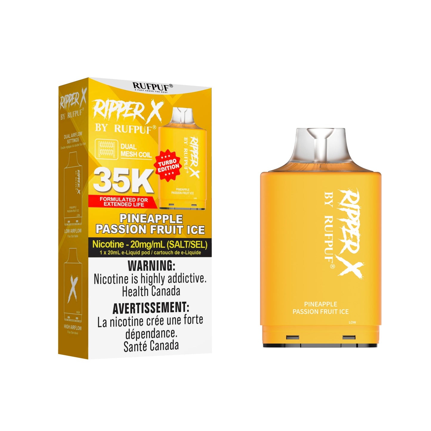 Ripper X 35K Pod - Pineapple Passion Fruit Ice