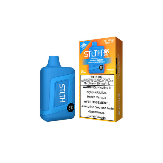 STLTH 8K PRO BLUE RAZZ LEMON ICE DISPOSABLE