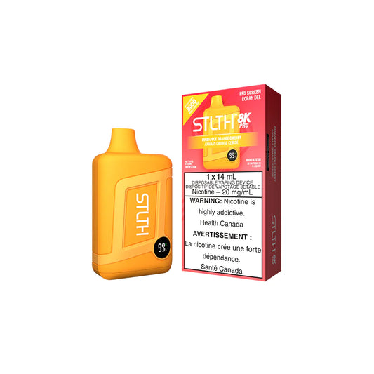 STLTH 8K PRO PINEAPPLE ORANGE CHERRY DISPOSABLE