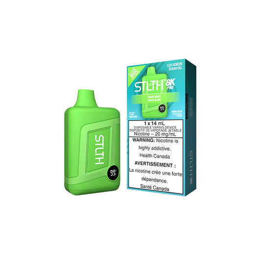 STLTH 8K PRO WHITE GRAPE DISPOSABLE