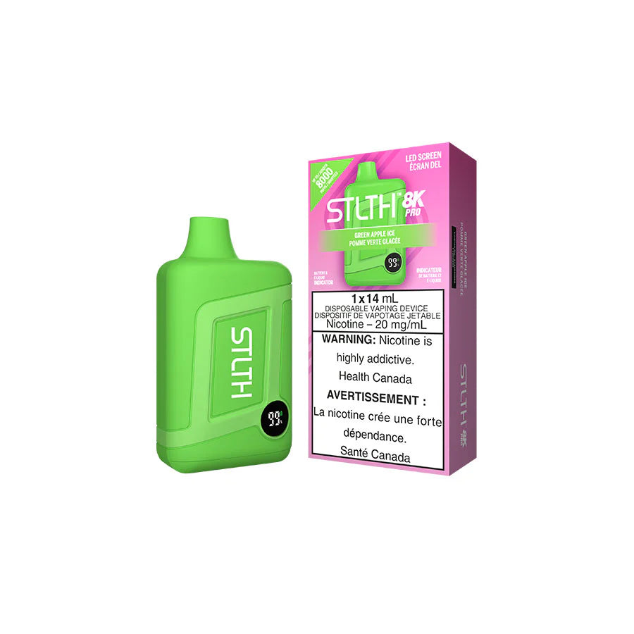 STLTH 8K PRO GREEN APPLE ICE DISPOSABLE