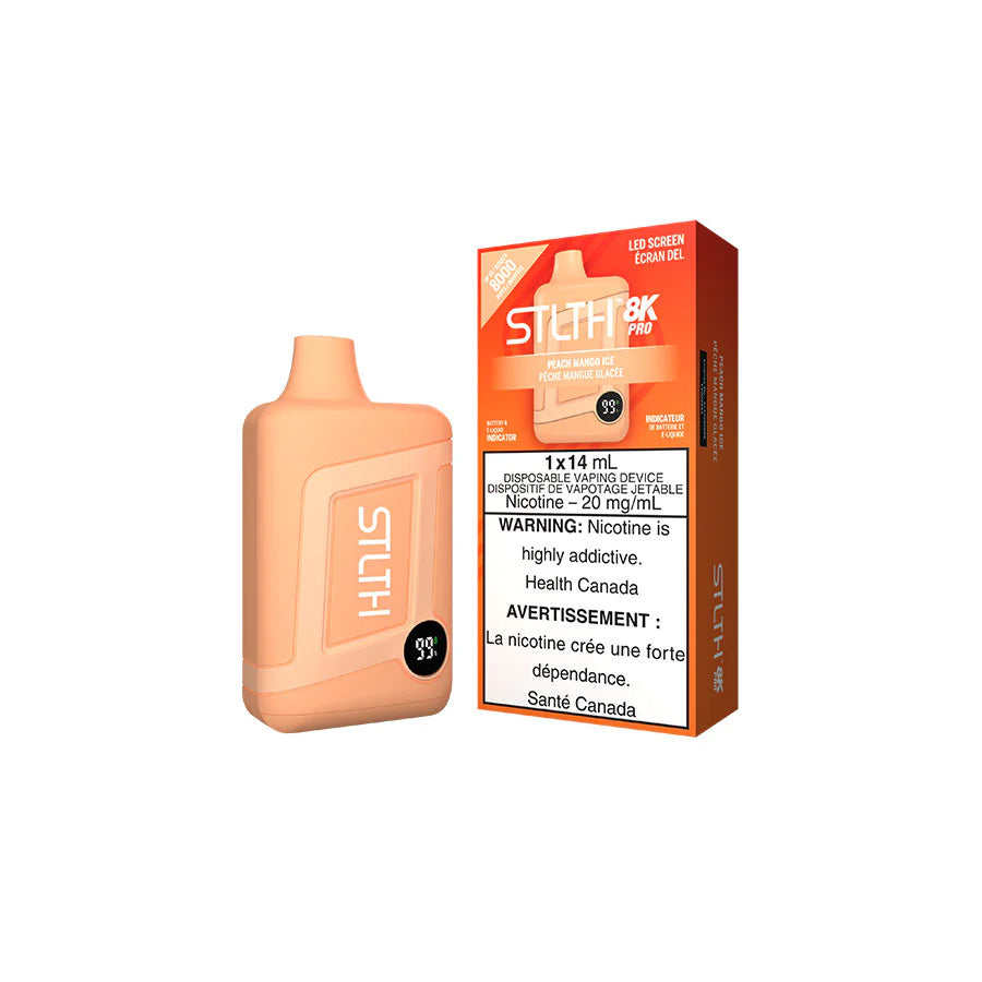 STLTH 8K PRO GLACE PÊCHE MANGUE JETABLE