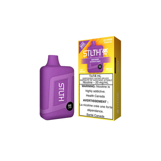 STLTH 8K PRO QUAD BERRY DISPOSABLE