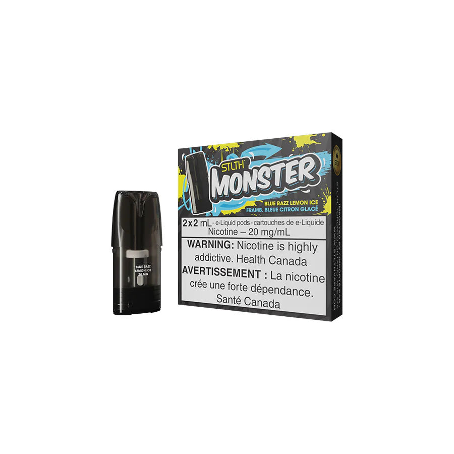 Pack de dosettes STLTH MONSTER - Glace au citron Blue Razz 2/PK