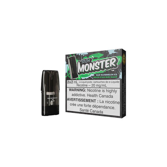 STLTH MONSTER Pod Pack - Blue Watermelon Ice 2/PK