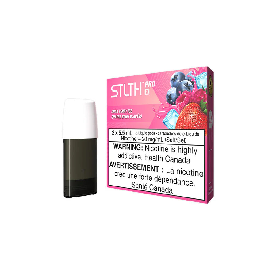 STLTH PRO X Pod Pack - Quad Berry Ice 2/pk