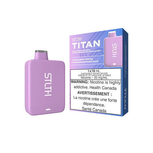 STLTH TITAN 10K DOUBLE BERRY TWIST ICE DISPOSABLE