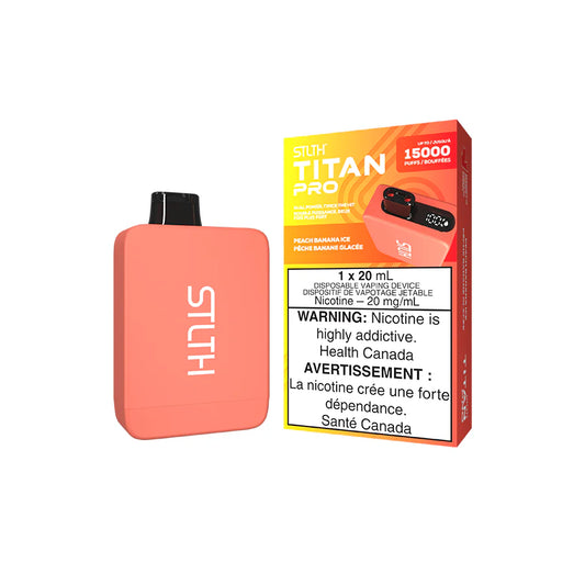 STLTH TITAN PRO 15K PEACH BANANA ICE DISPOSABLE