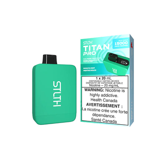 STLTH TITAN PRO 15K SMOOTH MINT DISPOSABLE