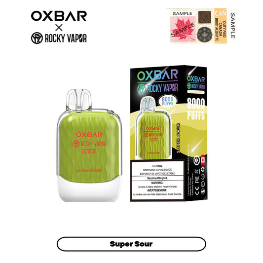 Rocky Vapor OXBAR G-8000 - Super Acide