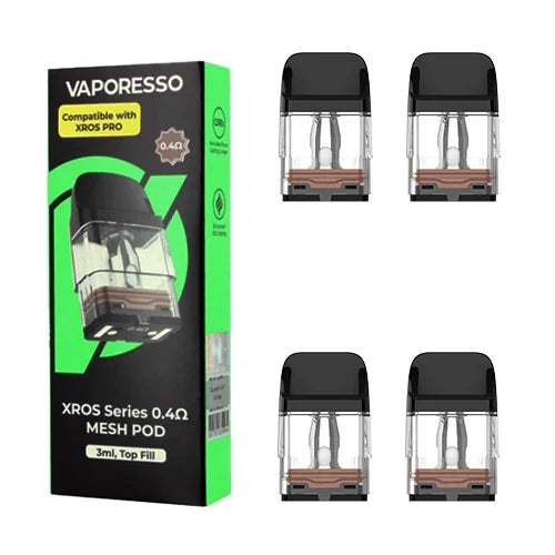 Vaporesso Xros Pro and Xros 4 Replacement Pods 4/pk (CRC)