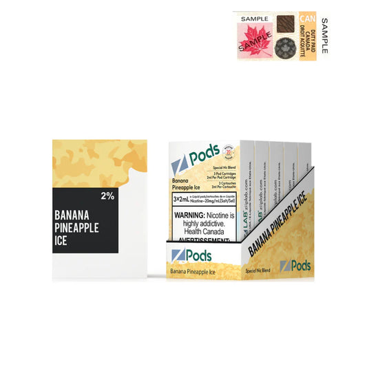 Pack de dosettes compatibles S - Banane ananas glacé 3/PK