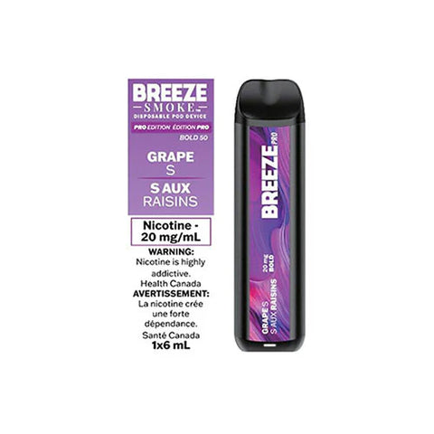 BREEZE PRO DISPOSABLE - GRAPE S