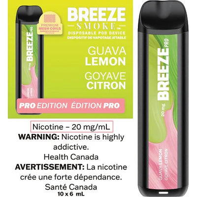 BREEZE PRO DISPOSABLE - GUAVA LEMON