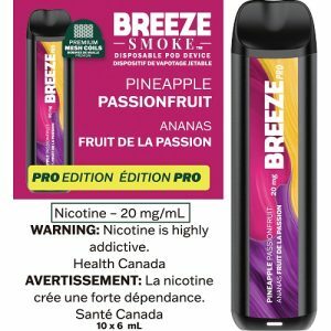 BREEZE PRO JETABLE - ANANAS FRUIT DE LA PASSION