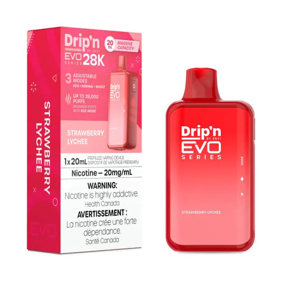 Drip'N by Envi EVO Series 28K Disposable - Strawberry Lychee