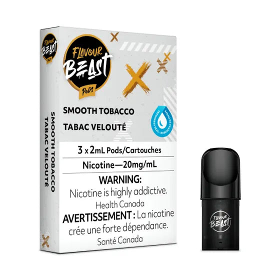 Flavour Beast Pod Pack - Smooth Tobacco 3/PK