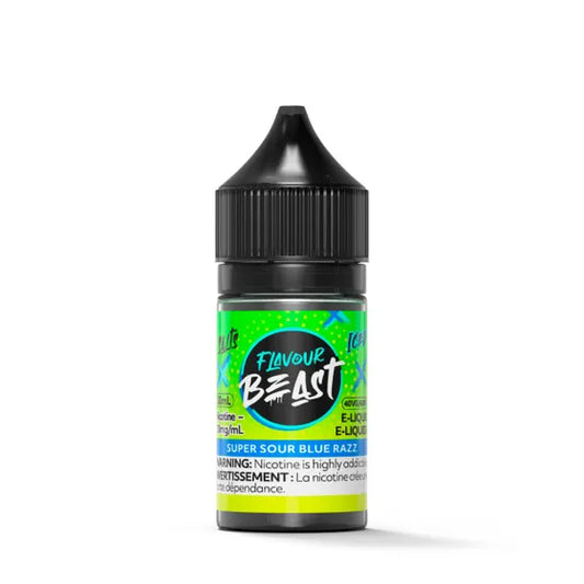 SUPER SOUR BLUE RAZZ ICED BY FLAVOUR BEAST SALT