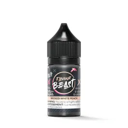 Pêche blanche méchante de la marque Flavour Beast Salt