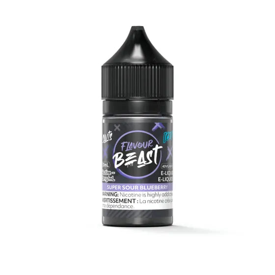 SUPER SOUR BLUEBERRY ICED BY FLAVOUR BEAST SALT