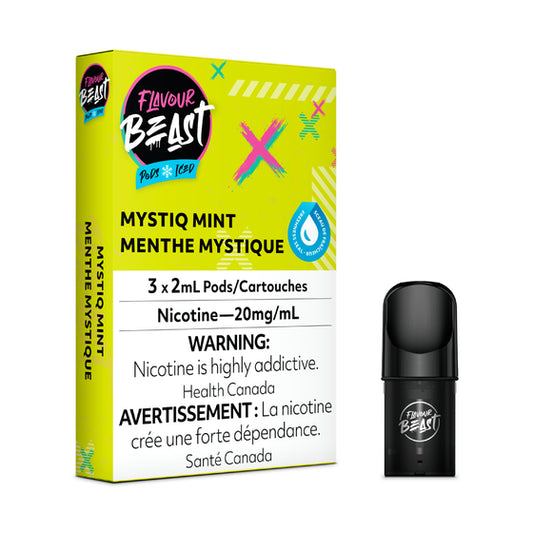 Pack de dosettes Flavour Beast - Mystiq Menthe glacée 3/PK