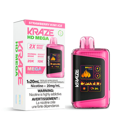 Kraze HD MEGA Disposable - Strawberry Kiwi Ice