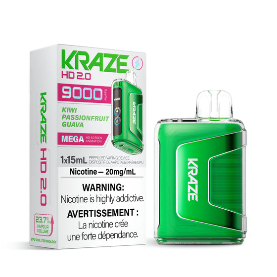 Kraze HD 2.0 Disposable - Kiwi Passionfruit Guava