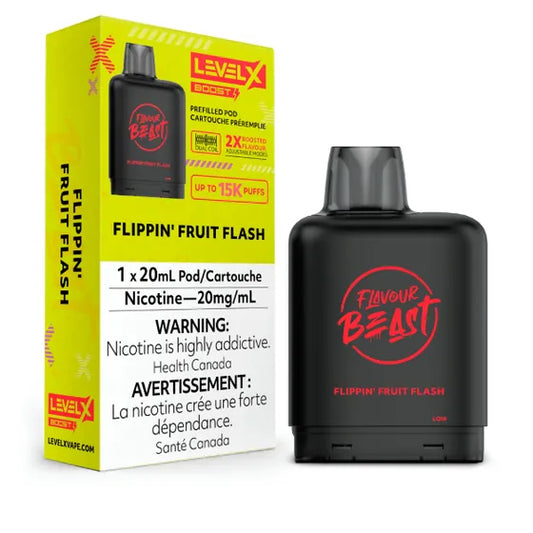 Flavour Beast Level X Boost Pod - Flippin' Fruit Flash