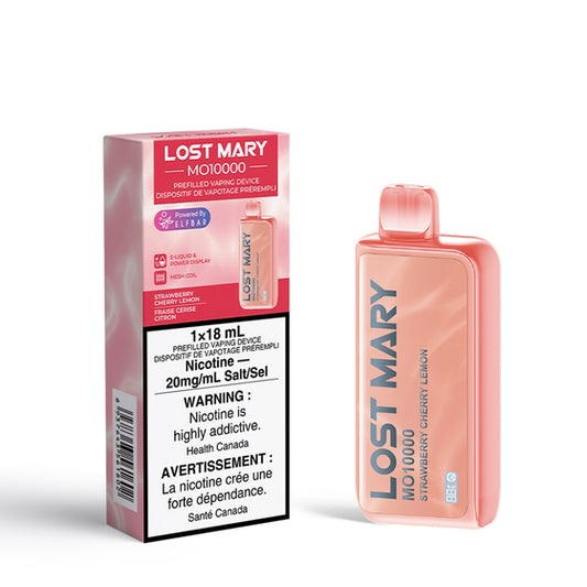 Lost Mary MO 10000 Jetable - Fraise Cerise Citron