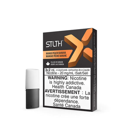 STLTH X Pod Pack - Mango Peach Banana 3/PK