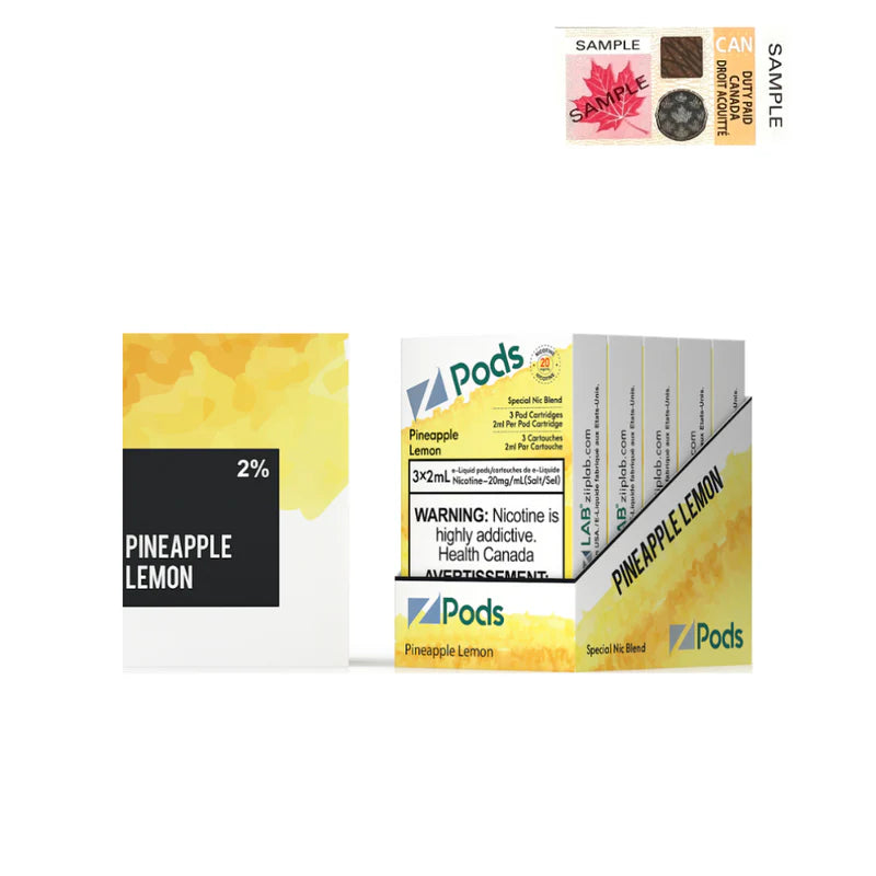 S Compatible Pod Pack - Pineapple Lemon 3/PK