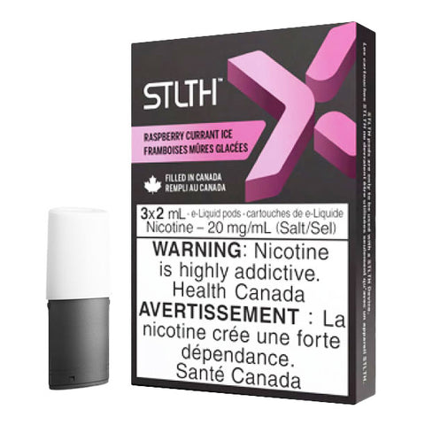 STLTH X Pod Pack - Raspberry Currant Ice 3/PK