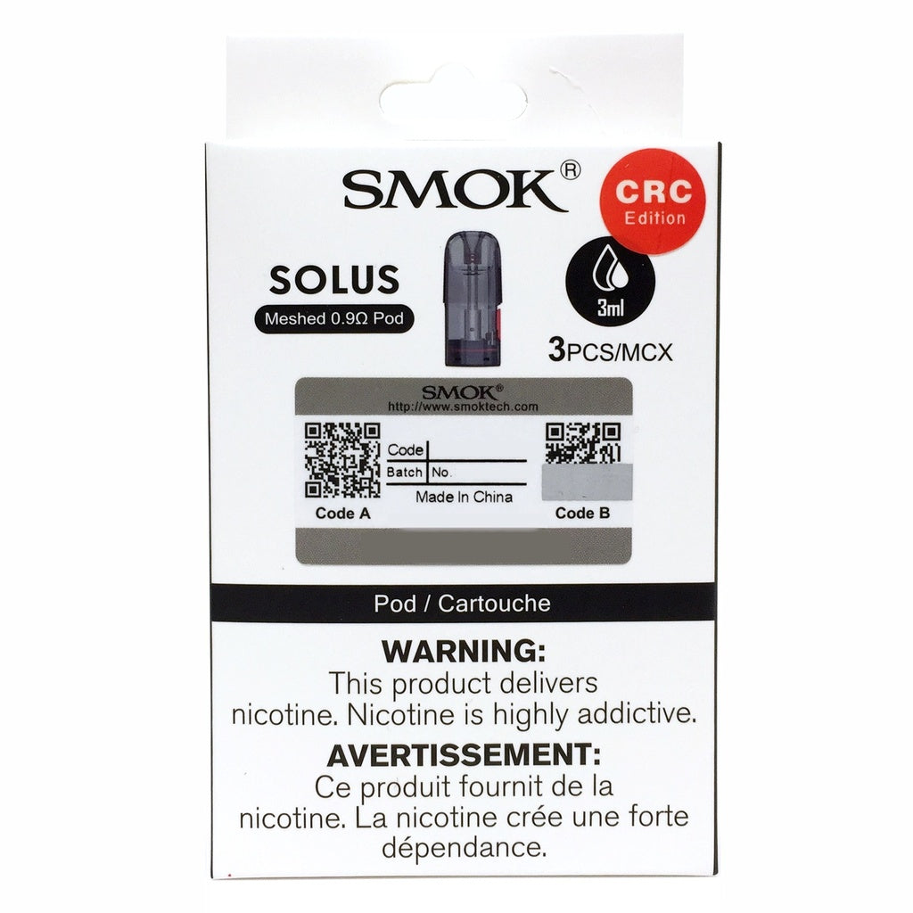 Pods de remplacement Smok Solus (paquet de 3)