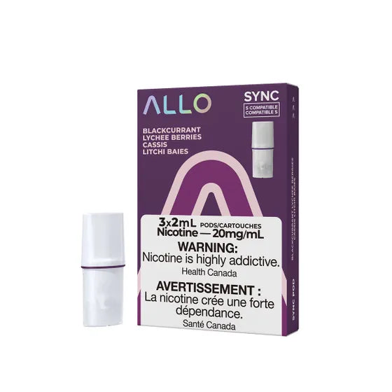 Allo Sync Pod Pack - Blackcurrant Lychee Berries 3/PK